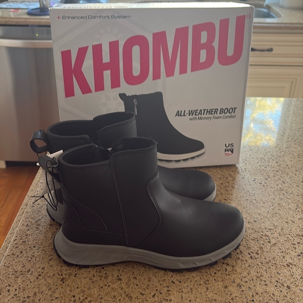 Khombu boots all weather with memory form